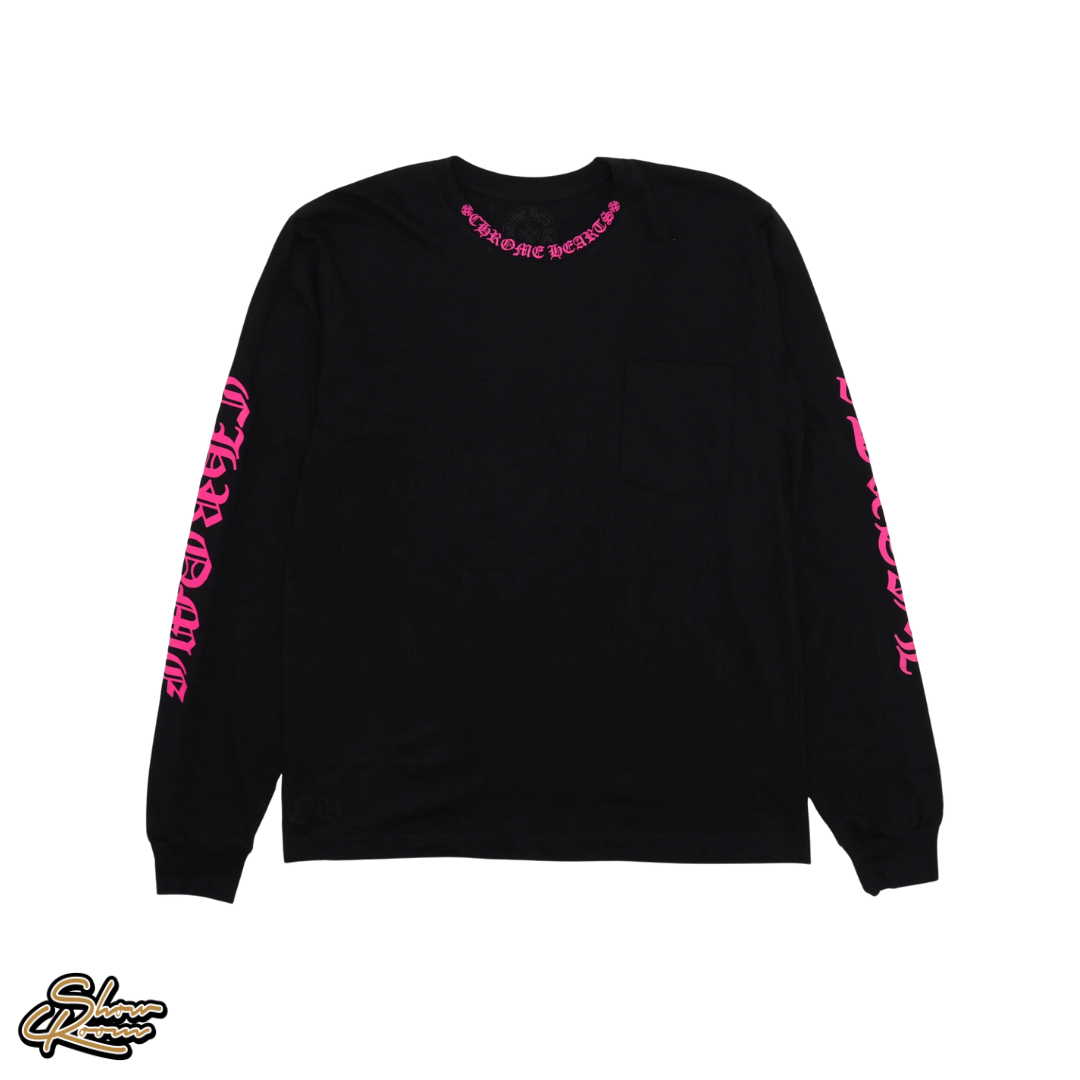 Chrome Hearts Neck Logo Pocket Longsleeve Tee Chrome Hearts Neck Logo Pocket Longsleeve Tee
