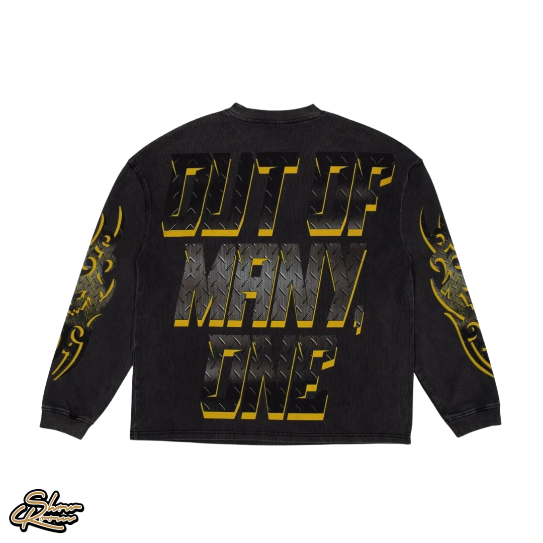 Godspeed Under Construction Longsleeve Tee ”Black Wash”