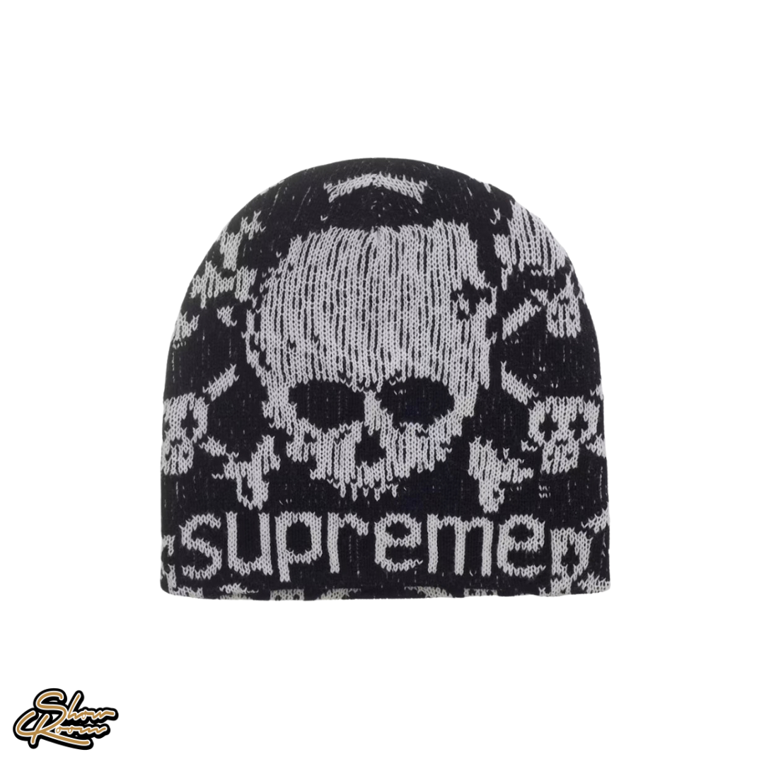 Supreme Vanson Leathers Skull Beanie 
