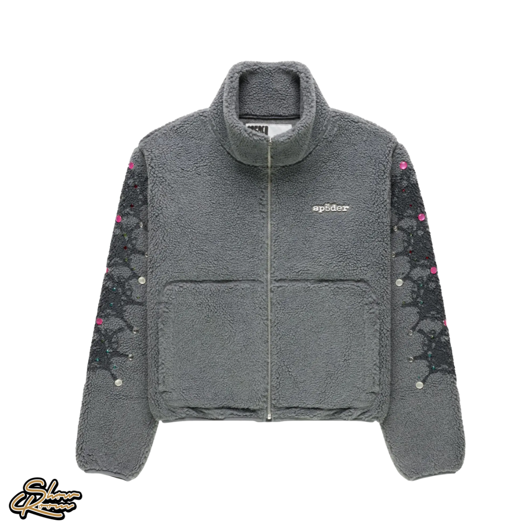 Sp5der Webstone Teddy Fleece Zip Up 