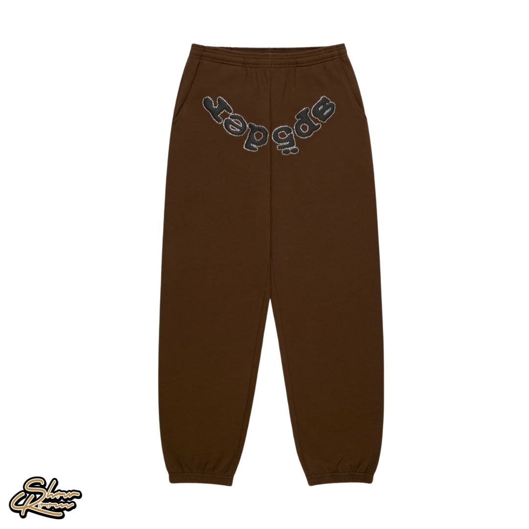 Sp5der Rhinestone OG Logo Sweatpants 
