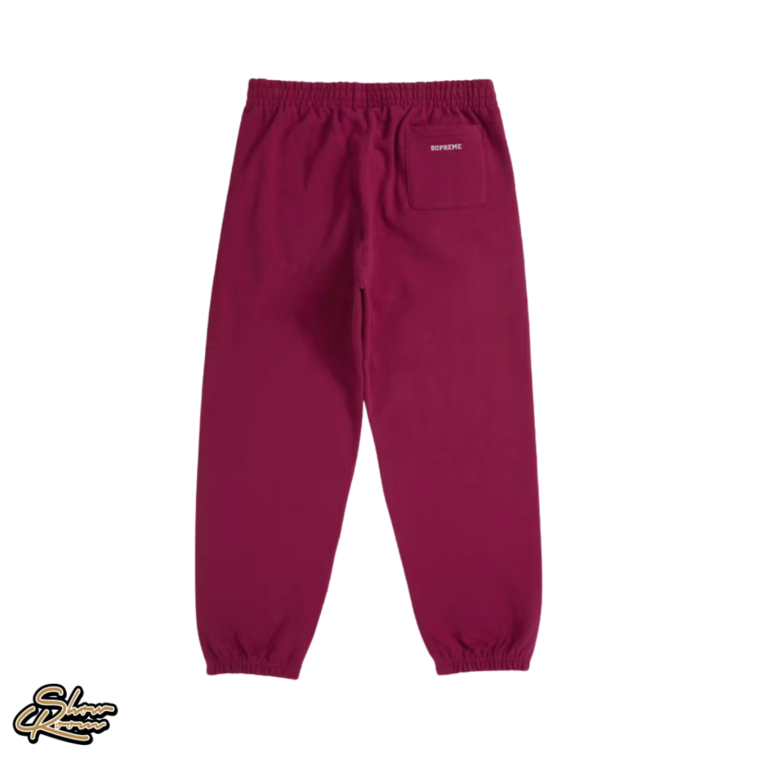 Supreme S Logo Sweatpants “Dark Berry”