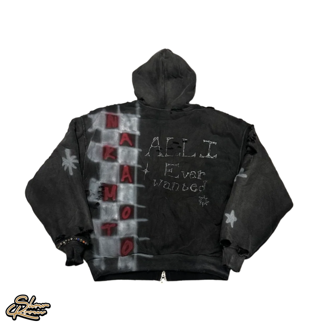 Satoshi Nakamoto Get What I Want Zip Up 
