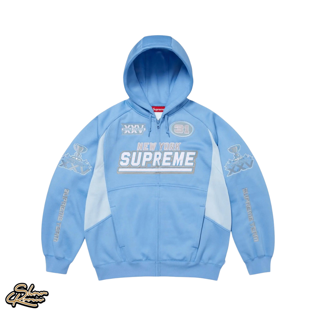 Supreme Football Zip Up Hoodie 