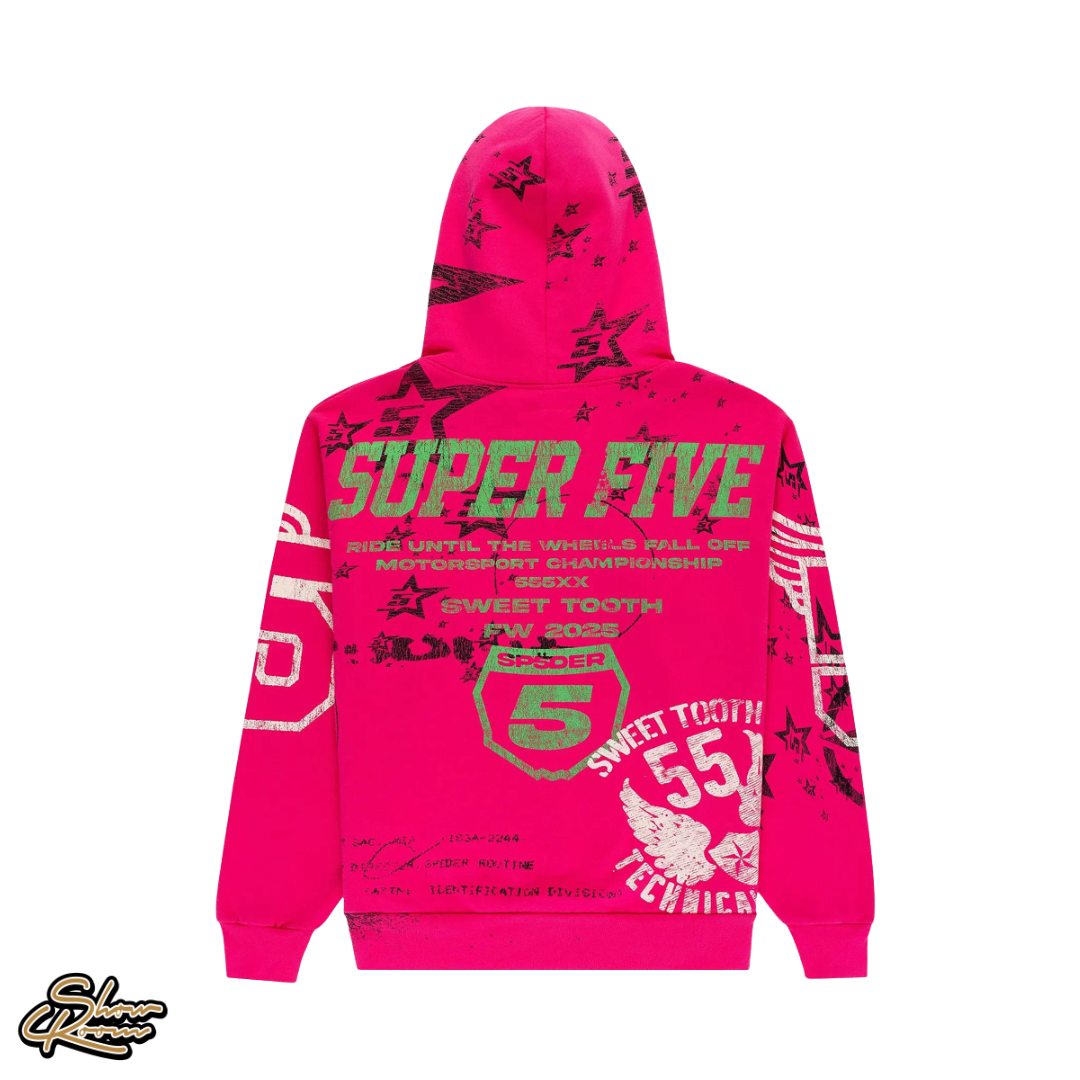 Sp5der Stencil Hoodie 