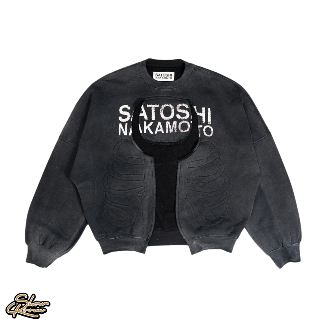 Satoshi Nakamoto Bone Crew Neck 