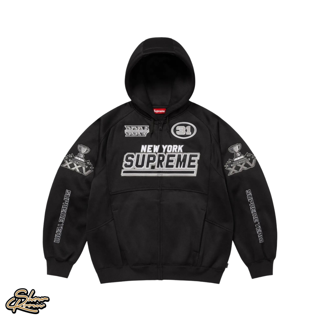 Supreme Football Zip Up Hoodie 