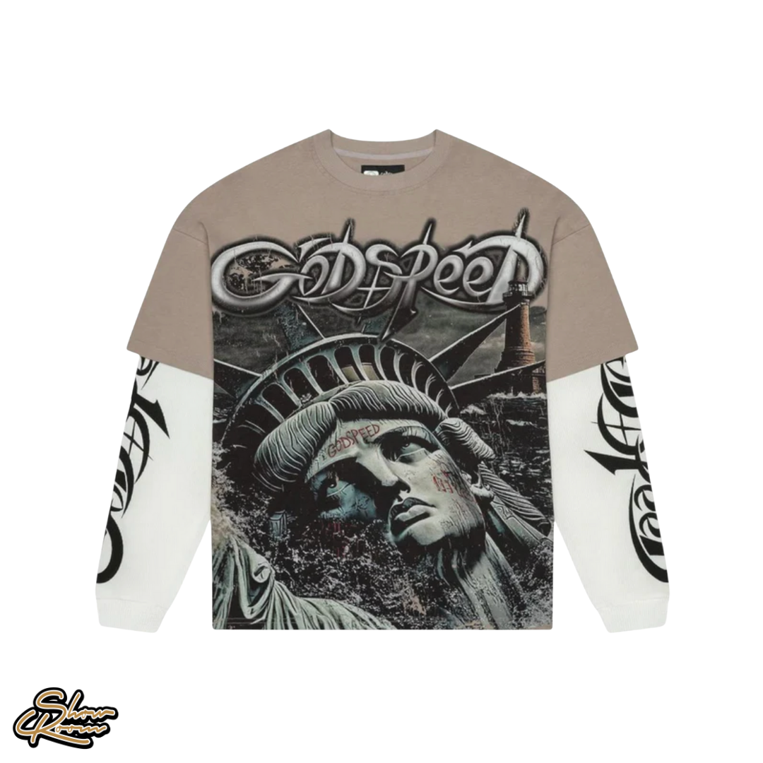 Godspeed Sunken Liberty 2 Layered Longsleeve Tee 