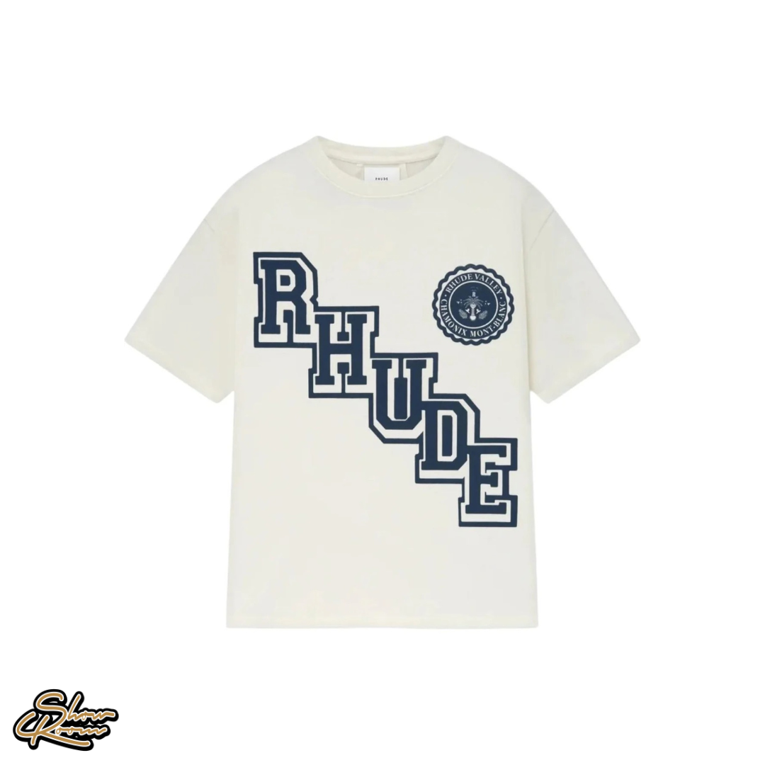Rhude Collegiate Crest Tee 