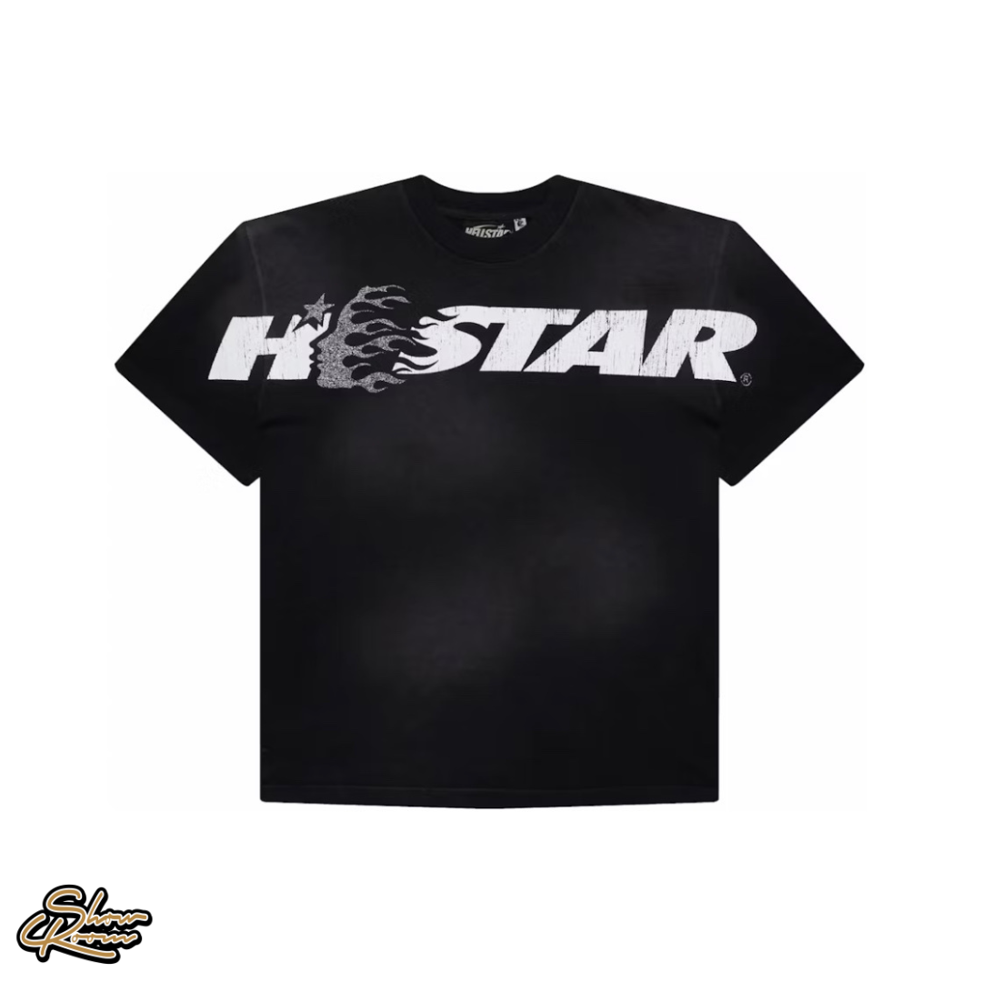 Hellstar Cartoon Logo Glitter Logo T-shirt