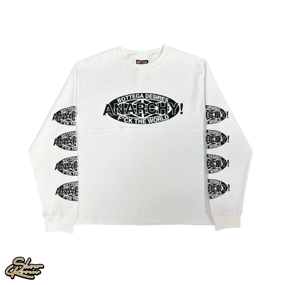 Bottega Desires Reconstructed Anarchy Thermal Longsleeve Tee 