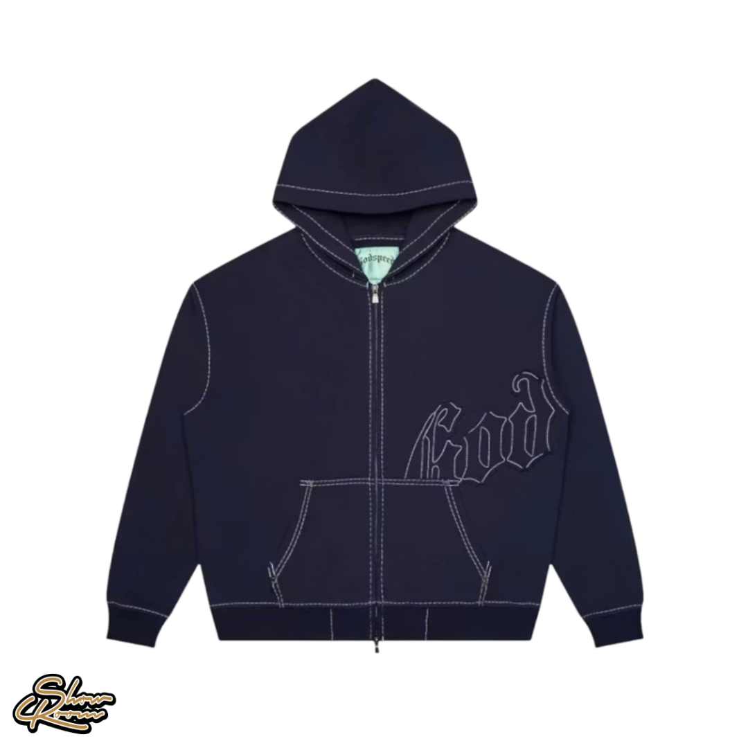 Godspeed OG Logo Stitched Zip Up V2 
