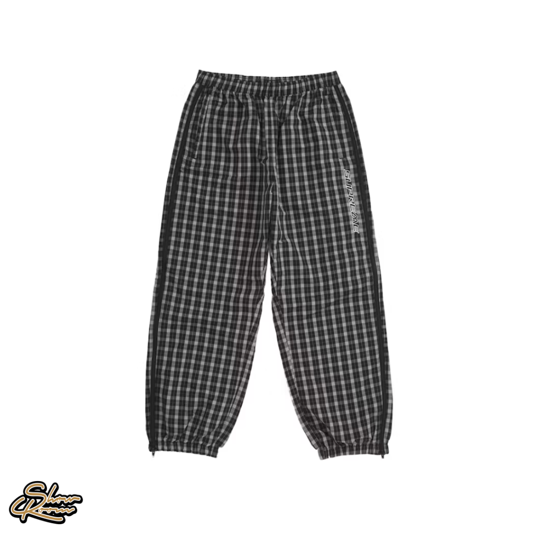 Supreme Plaid Warm Up Track Pants 