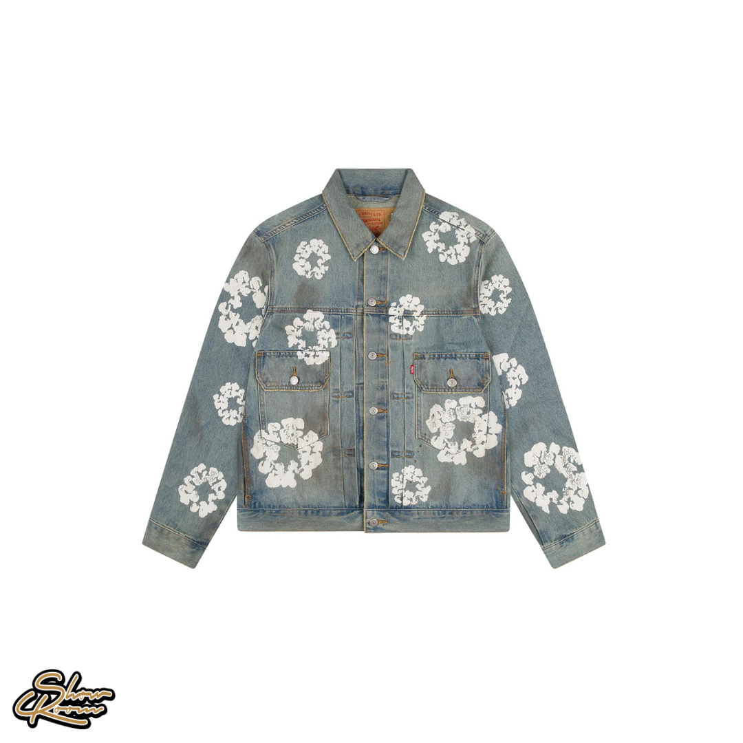 Denim Tears Cotton Wreath Type 2 Denim Jacket 