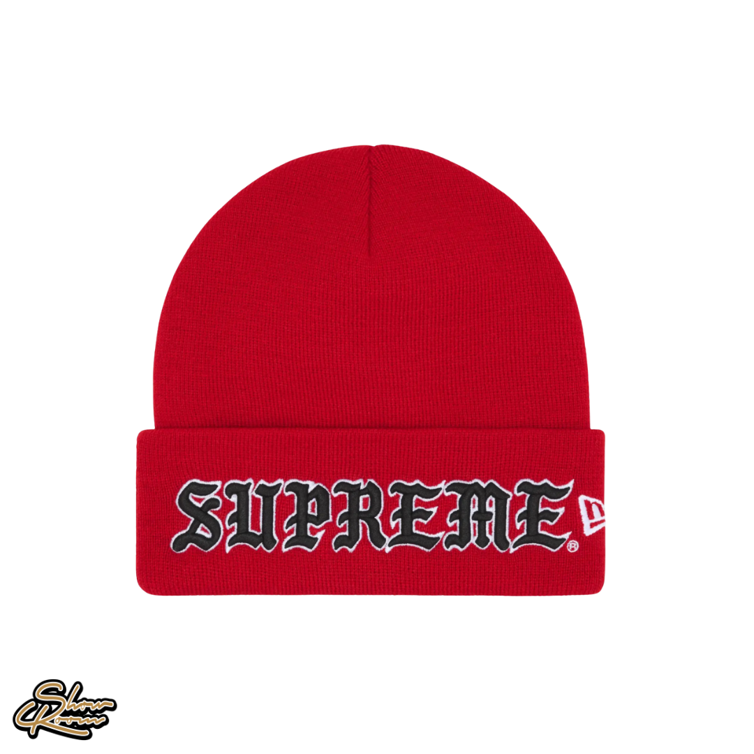 Supreme New Era® Old English Beanie 
