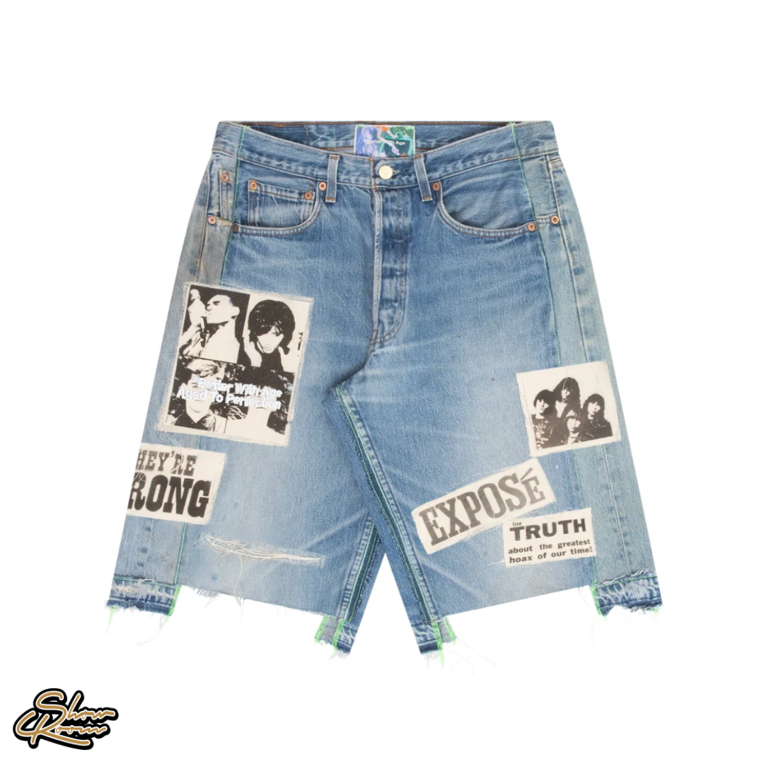 *Better With Age Exposé Triple Wide Denim Shorts 