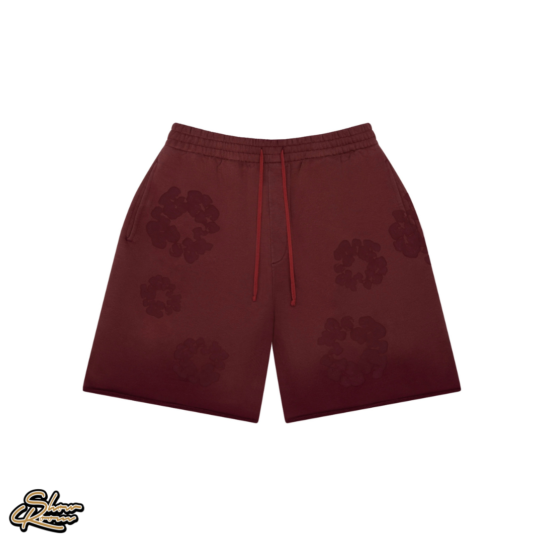Denim Tears Faded Mono Cotton Wreath Sweatshorts 