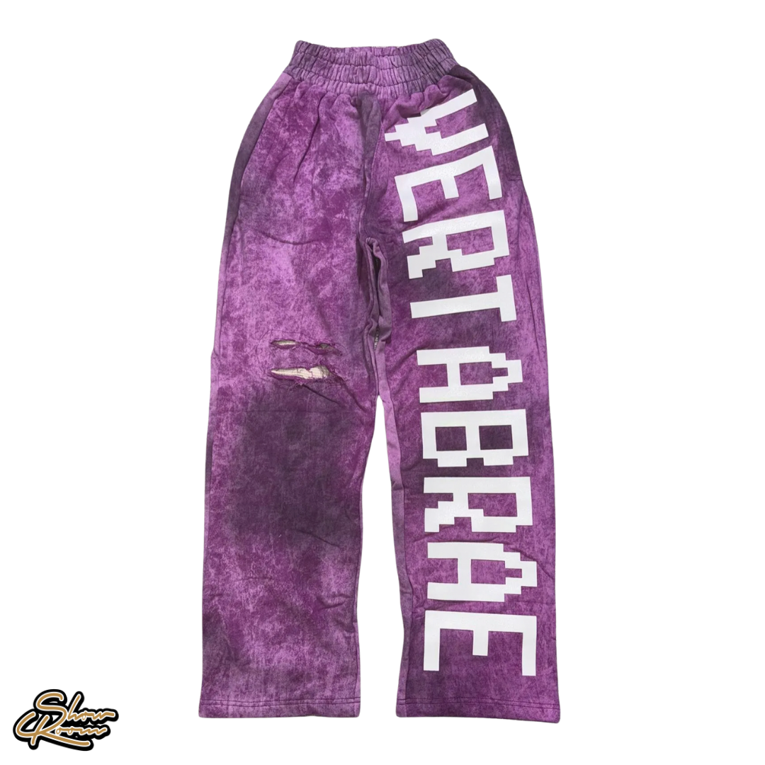 Vertabrae C2 Baggy Distressed Sweatpants 