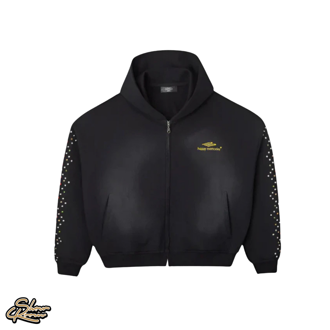 HMDD Crystal Zip Up 