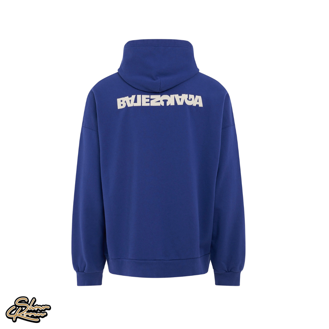 Balenciaga Turn Logo Wide Fit Hoodie 