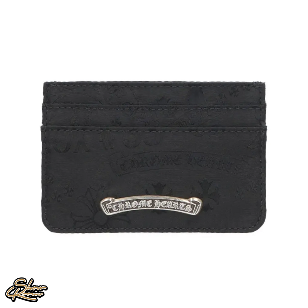 Chrome Stencil Nylon Card Holder 