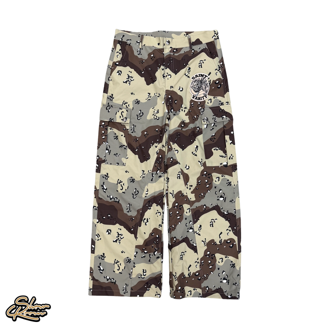 Saint Vanity Nylon Camo Pants 
