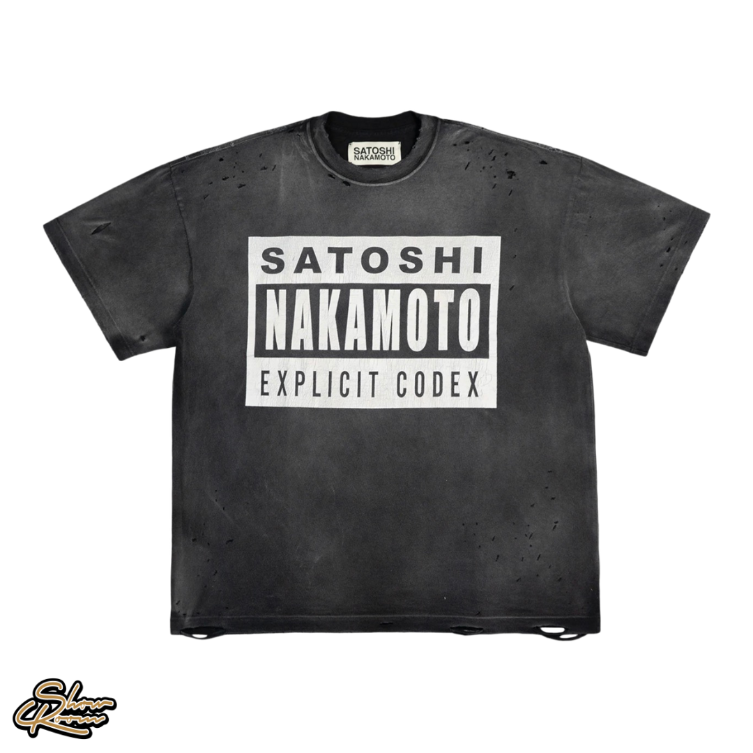 Satoshi Nakamoto Explicit Codex Tee 
