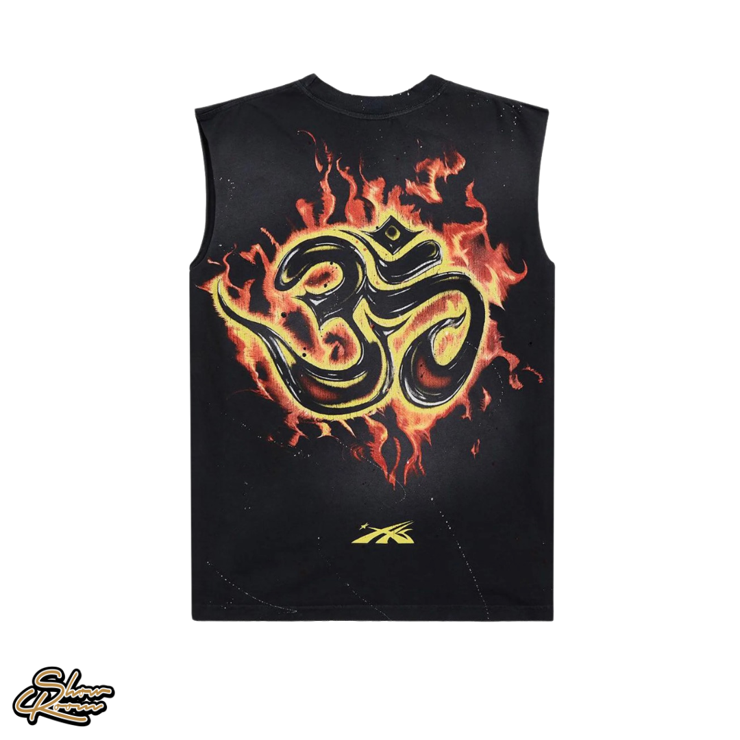 Hellstar Inner Peace Skeleton Cutoff Tee 