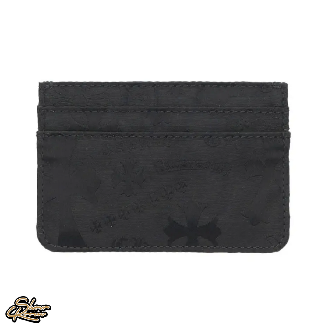 Chrome Stencil Nylon Card Holder 