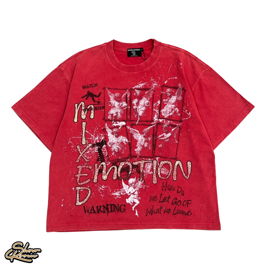 Mixed Emotions Crimson Tee 
