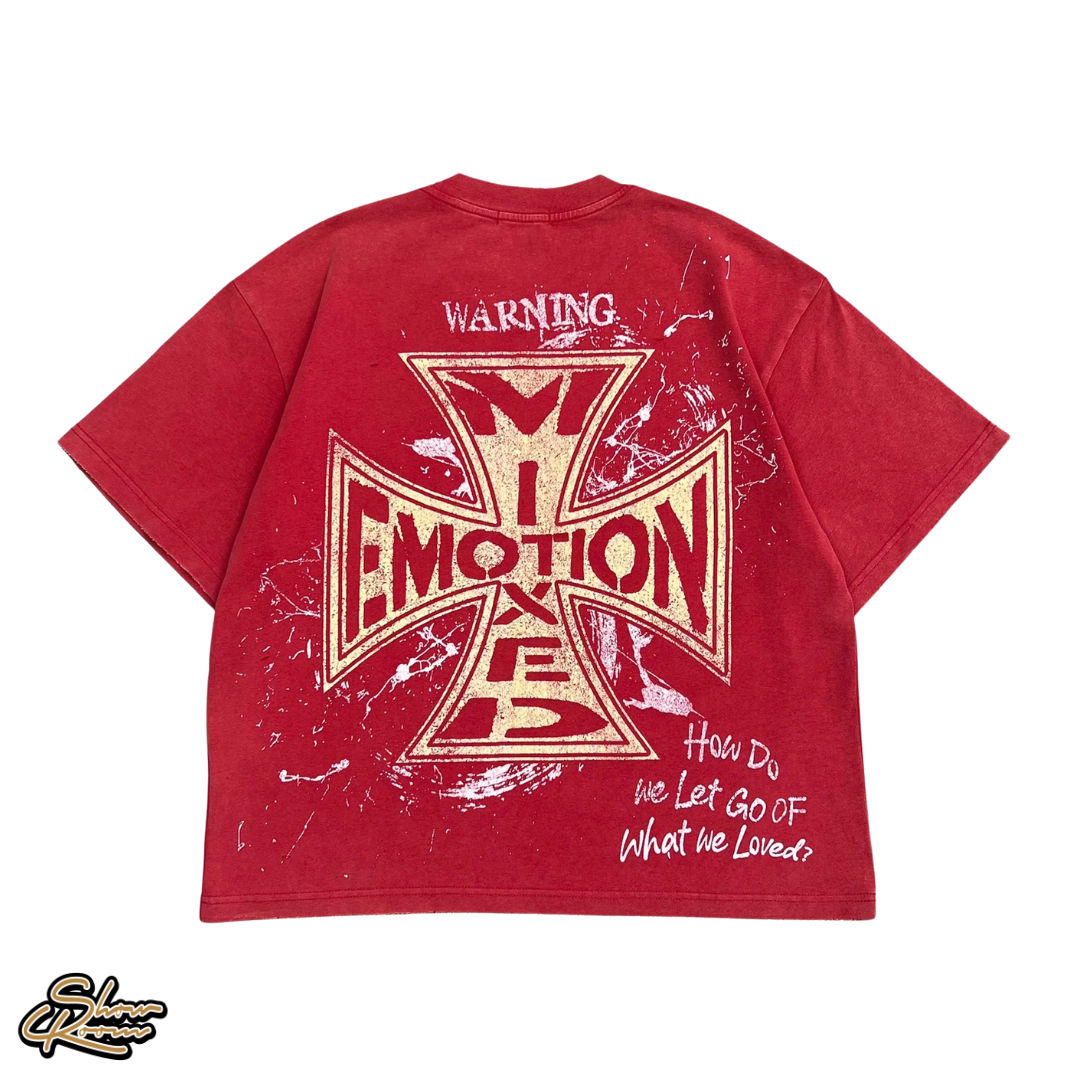 Mixed Emotions Crimson Tee 