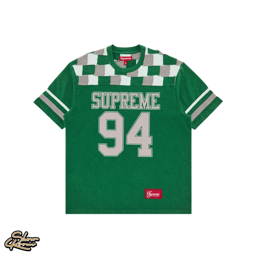 Supreme Patchwork Yoke Football Jersey 
