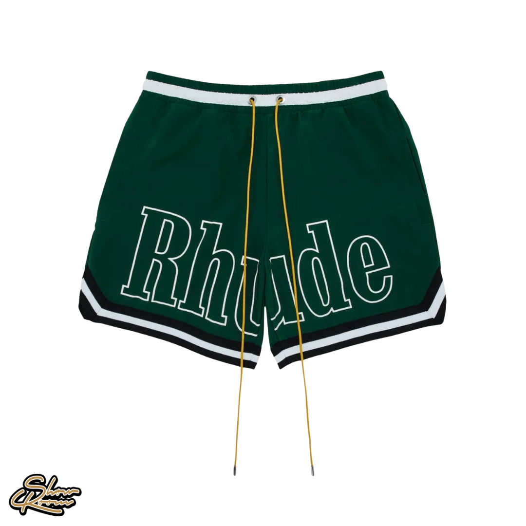 Rhude Logo Basketball Swim Shorts 
