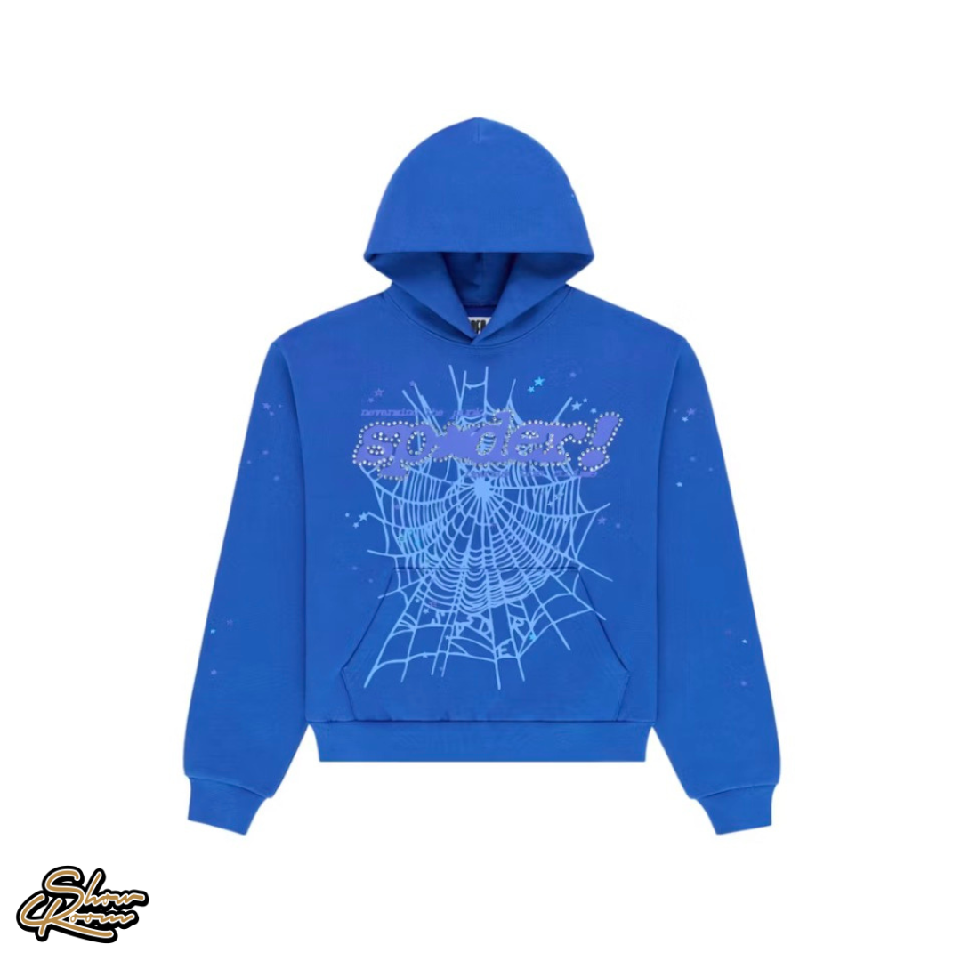 Sp5der Rhinestone Punk V2 Hoodie 