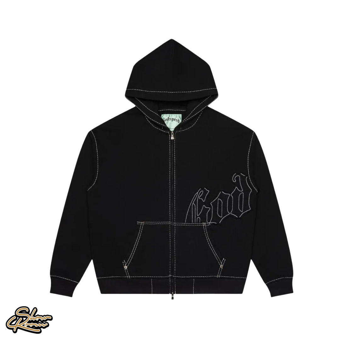 Godspeed OG Logo Stitched Zip Up V2 