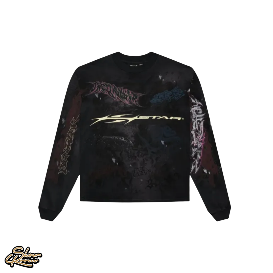 Hellstar Graffiti Longsleeve Tee 