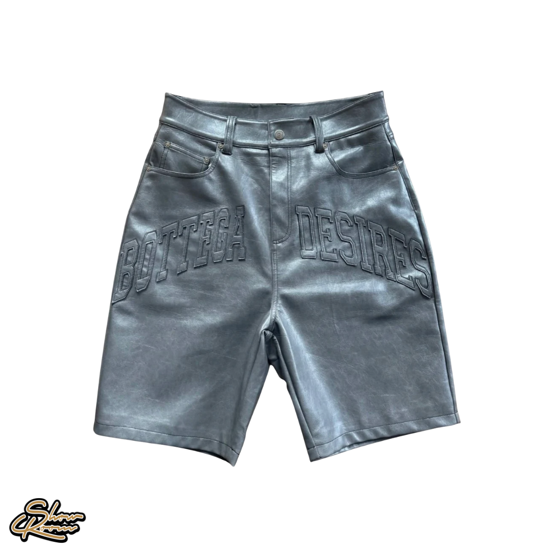 Bottega Desires Leather Shorts 