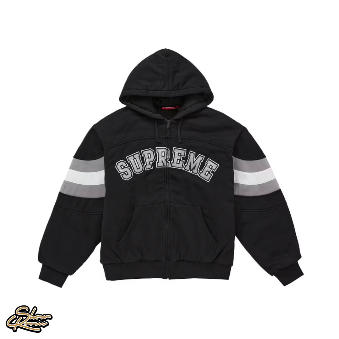 Supreme Filled Zip Up Hooded Sweatshirt 