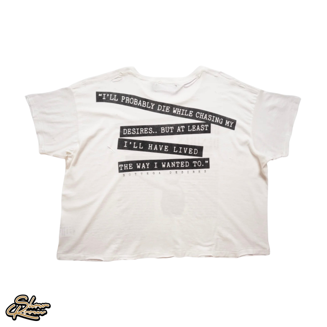 Bottega Desires Interview Tee ”White”