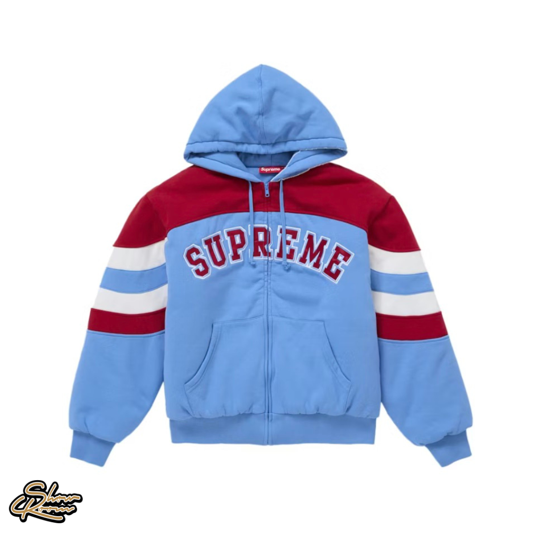 Supreme Filled Zip Up Hooded Sweatshirt 