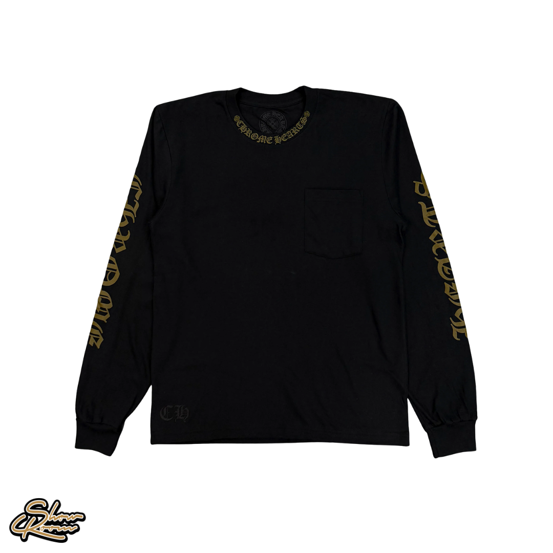 Chrome Hearts Neck Logo Pocket Longsleeve Tee 