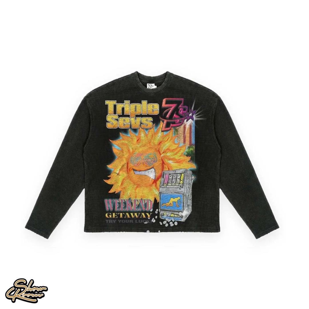 Triple Sevens Weekend Getaway Waflle Knit 