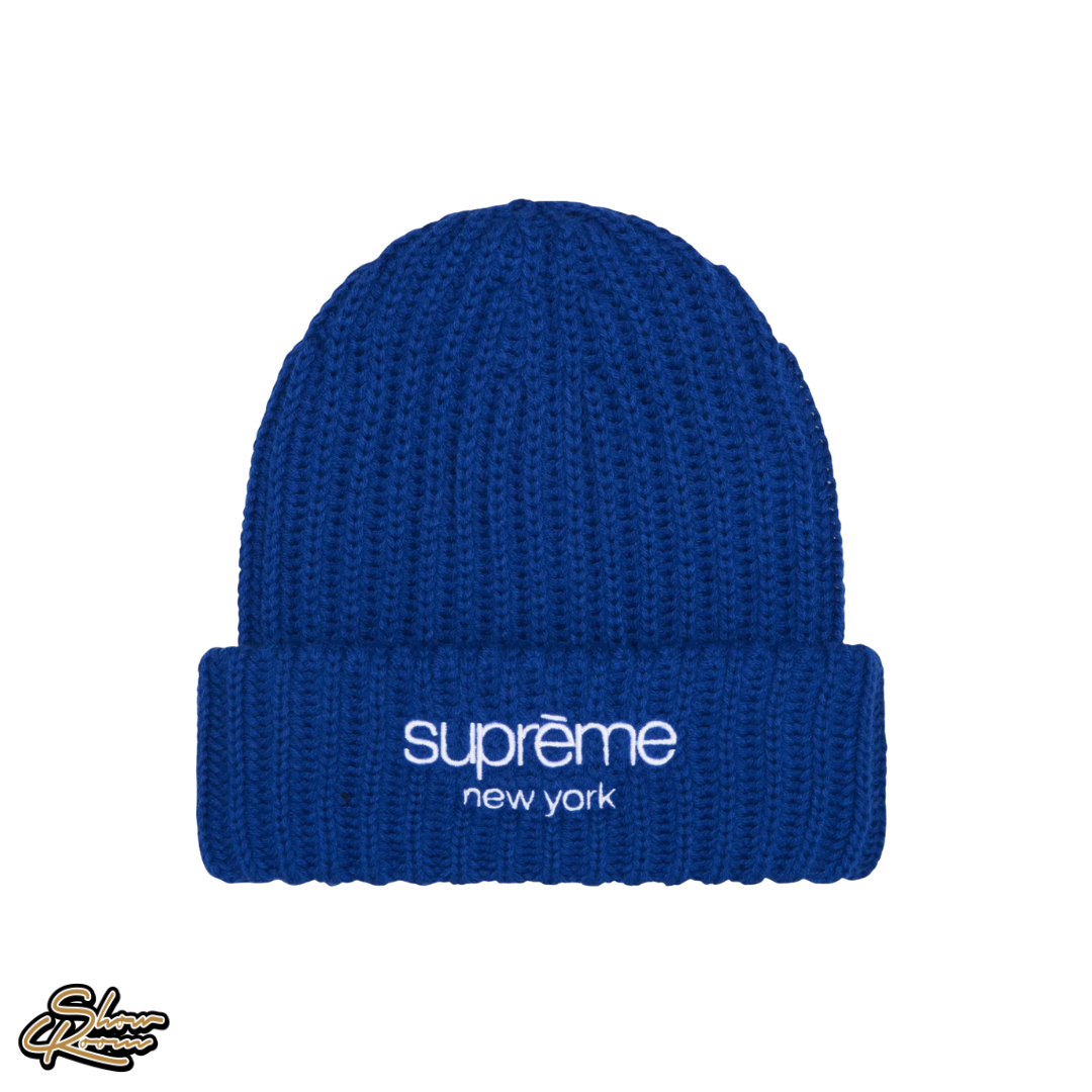 Supreme Chunky Rib Classic Logo Beanie 