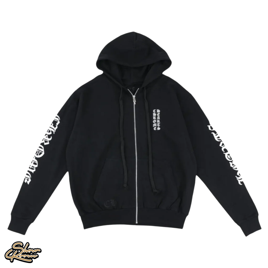Chrome Hearts Vertical Logo Zip Up 