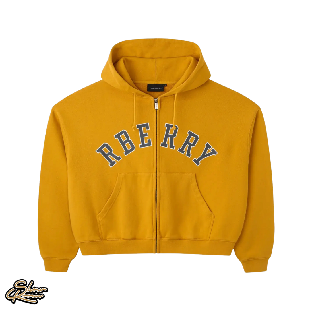 GV Gallery Raspberry Hills Mustard Zip Up 