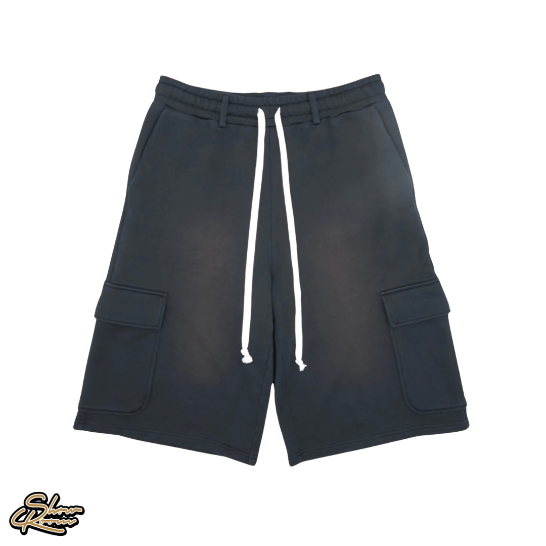 AZVA Cargo Sweat Shorts 