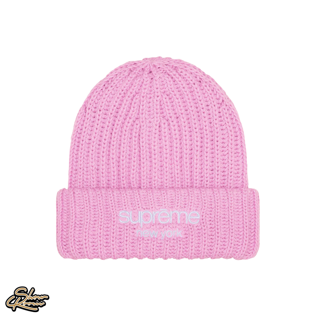 Supreme Chunky Rib Classic Logo Beanie 