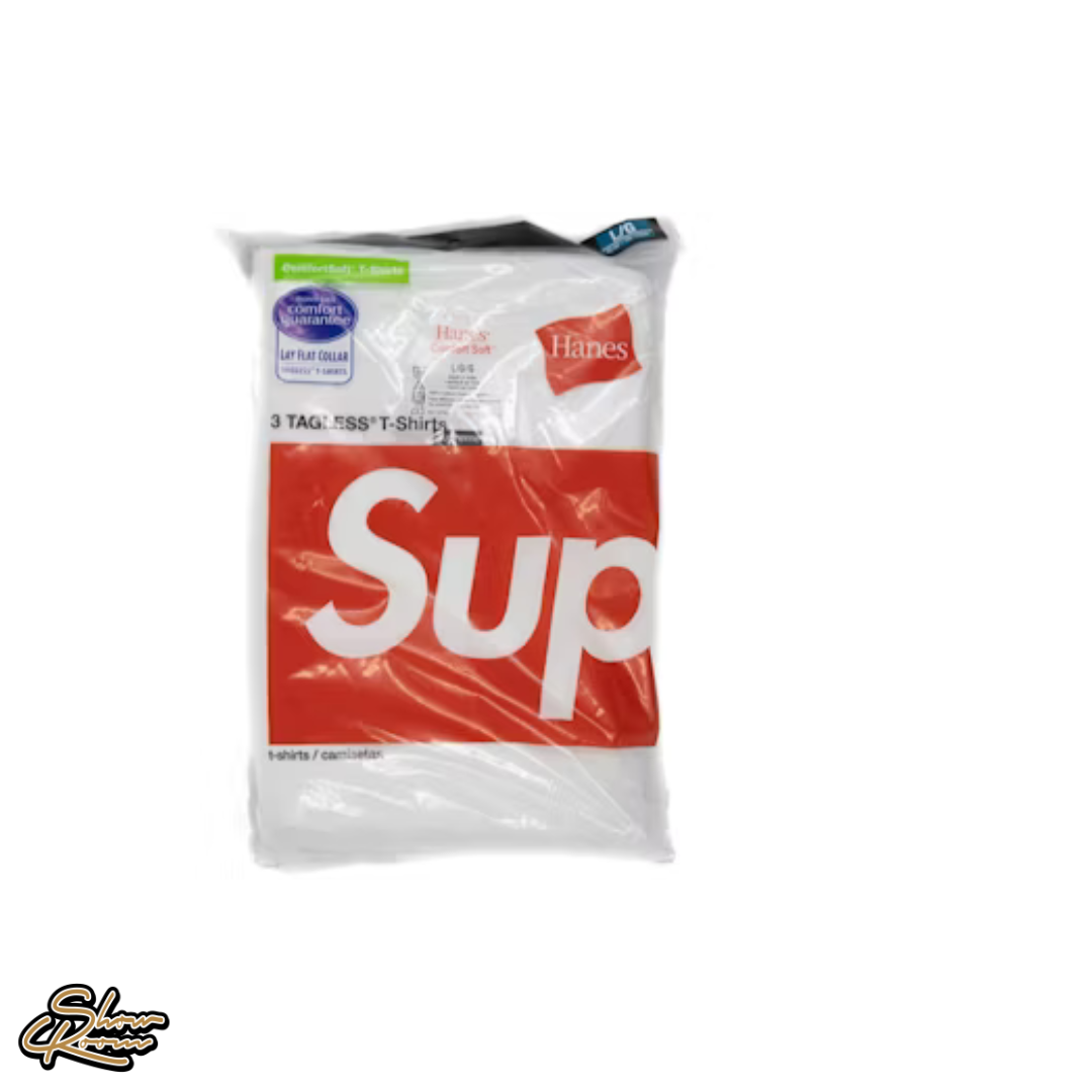 Supreme Hanes Tagless Tee (3 Pack) 