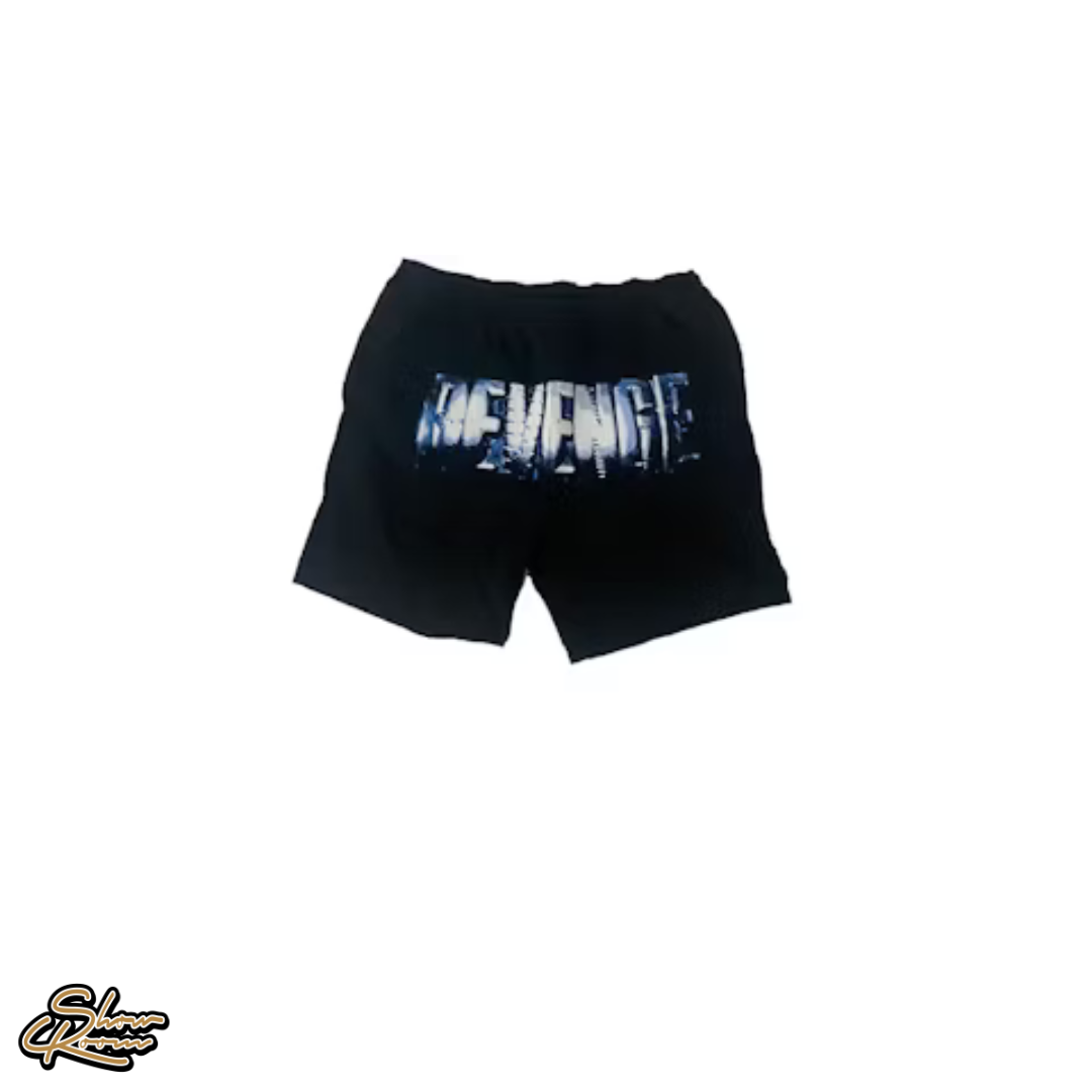 Revenge Chrome Logo Sweat Shorts 