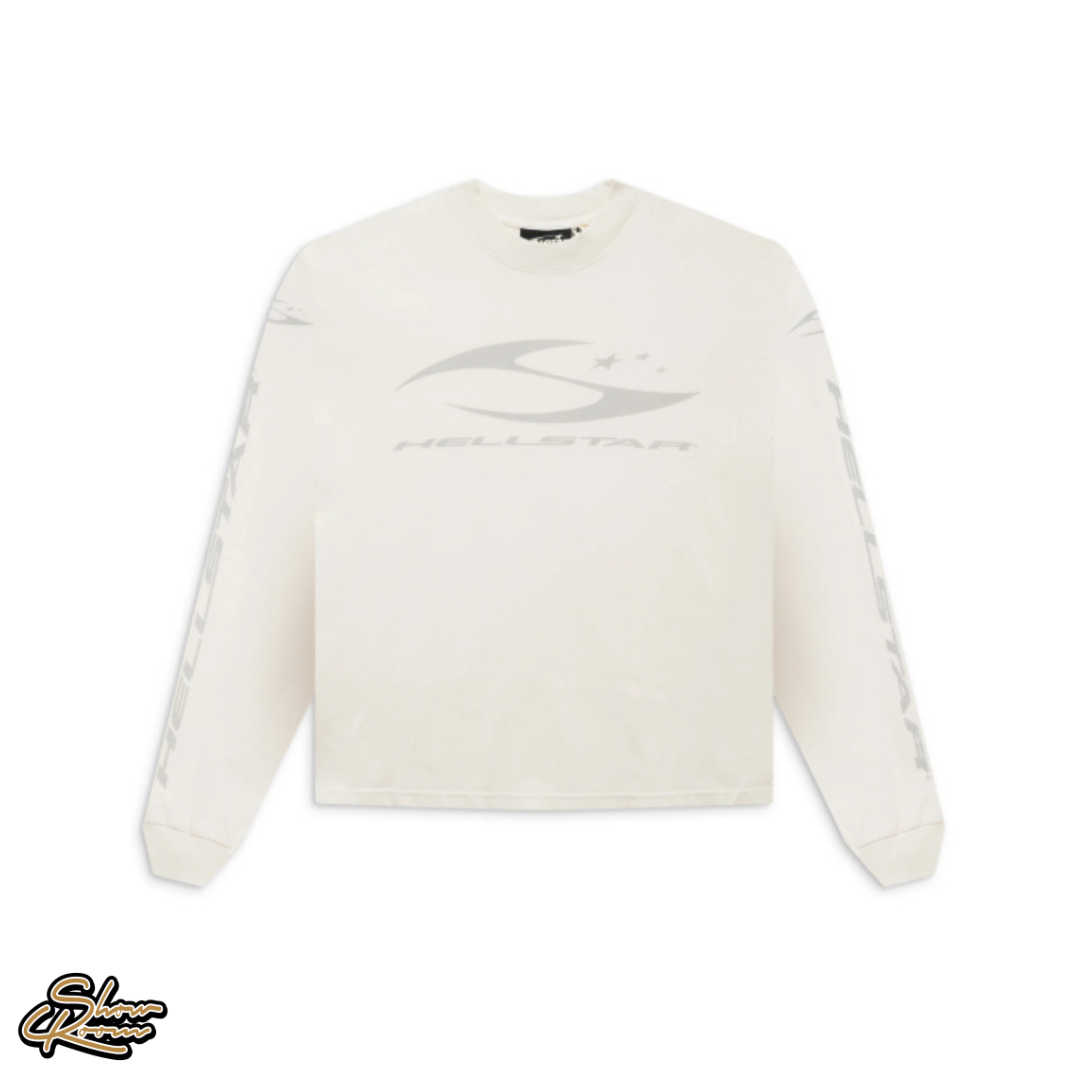 Hellstar H Cursive Logo Longsleeve Tee 